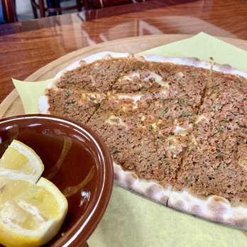 Koftegi - My favorite! Lahmajun Extra Spicy Flatbread - Mediterranean Near Me - Anaheim, California