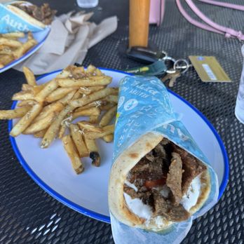 Ilios Crafted Greek - Lamb Gyro and Fries - Greek Near Me - Charlotte, North Carolina