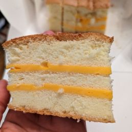 Close up of the inside of Cheesetella, $12