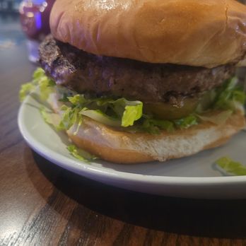 Wahlburgers - Burger side veiw - American Near Me - Mashantucket, Connecticut