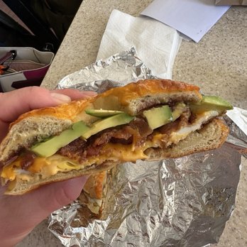 Bagels & Boba Cafe - BECAUSE with Avocado and jelly added. $10 - Coffee & Tea Near Me - Newark, Delaware Bagels & Boba Cafe - BECAUSE with Avocado and jelly added. $10 - Coffee & Tea Near Me - Newark, Delaware
