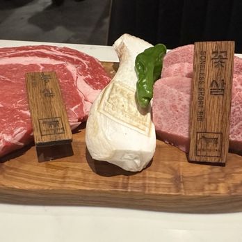 10 Butchers Korean BBQ - Prime Rib Eye (left) A5 Boneless Short Ribs (right) - Korean Near Me - Sunnyvale, California 10 Butchers Korean BBQ - Prime Rib Eye (left) A5 Boneless Short Ribs (right) - Korean Near Me - Sunnyvale, California