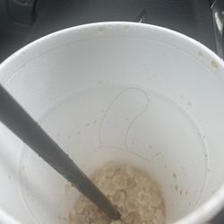 FiiZ Drinks - A hair... maybe the employees should start wearing hairnets.