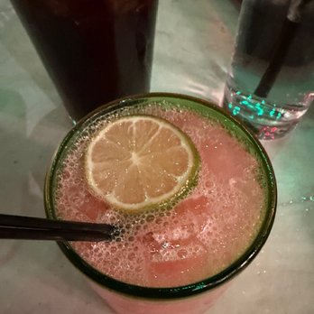 Chayo Mexican Kitchen + Tequila Bar - Watermelon margarita with nothing on the rim - Bars Near Me - Las Vegas, Nevada