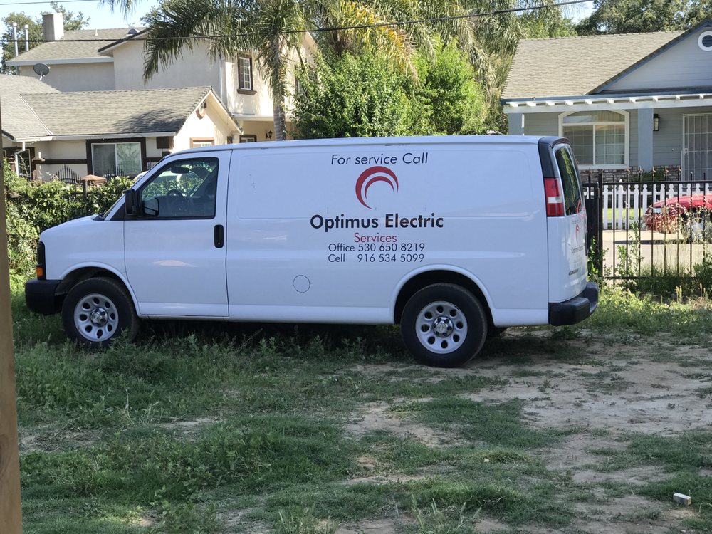 Slide of Optimus Electric Services