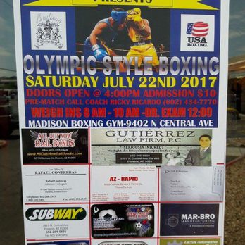 Madison Boxing Gym - Boxing Near Me - Phoenix, Arizona Madison Boxing Gym - Boxing Near Me - Phoenix, Arizona