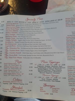 Menu photo 4 A' Amor'e Pizzeria Grill & Pub Pinellas Park, FL