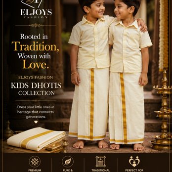 Eljoys Fashion - Seeing your little ones embrace their roots is a feeling like no other. Our Kids Dhoti Collection is woven with love and tradition to keep t - Women's Clothing Near Me - Halifax, Nova Scotia Eljoys Fashion - Seeing your little ones embrace their roots is a feeling like no other. Our Kids Dhoti Collection is woven with love and tradition to keep t - Women's Clothing Near Me - Halifax, Nova Scotia