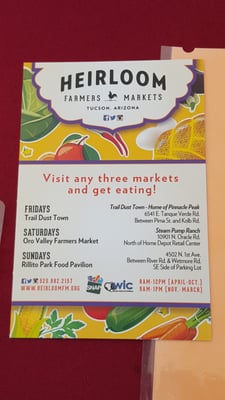 Heirloom Farmers Markets | Rillito Park by null