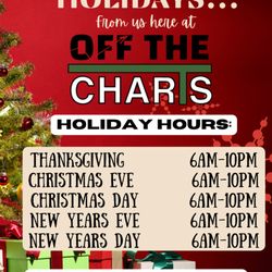Off The Charts - OPEN EVERY DAY 6AM - 10PM! ANY QUESTIONS GIVE US A CALL 9514079067! BEST DEALS IN CORONA
