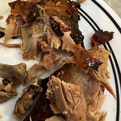 Mr Yock's BBQ - Dry chicken and ribs.