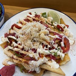 Mackerel Sky Seafood Bar - Crab nachos
