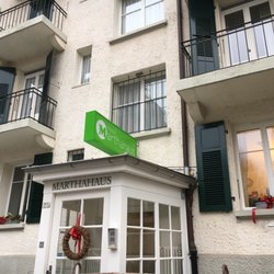 Hotel Marthahaus - Der eingang. eher unscheinbar. aber es sind eh die inneren werte, mit denen das marthahaus überzeugt.