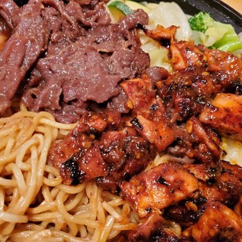Teriyaki Madness - Two protein meal. Steak and spicy chicken and noodles - Japanese Near Me - Marlton, New Jersey Teriyaki Madness - Two protein meal. Steak and spicy chicken and noodles - Japanese Near Me - Marlton, New Jersey
