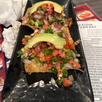 Sushi Okoku - Spicy tuna nachos - Sushi Bars Near Me - Riverside, California Sushi Okoku - Spicy tuna nachos - Sushi Bars Near Me - Riverside, California
