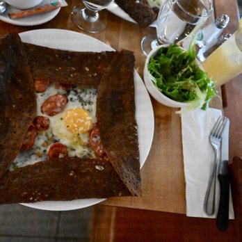 Le Billig - Chorizo and cheese. - Creperies Near Me - Quebec City, Quebec