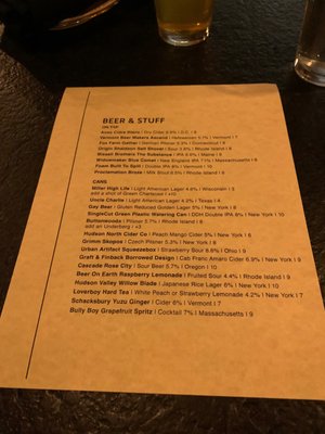 Menu photo 5 Red Door Providence, RI