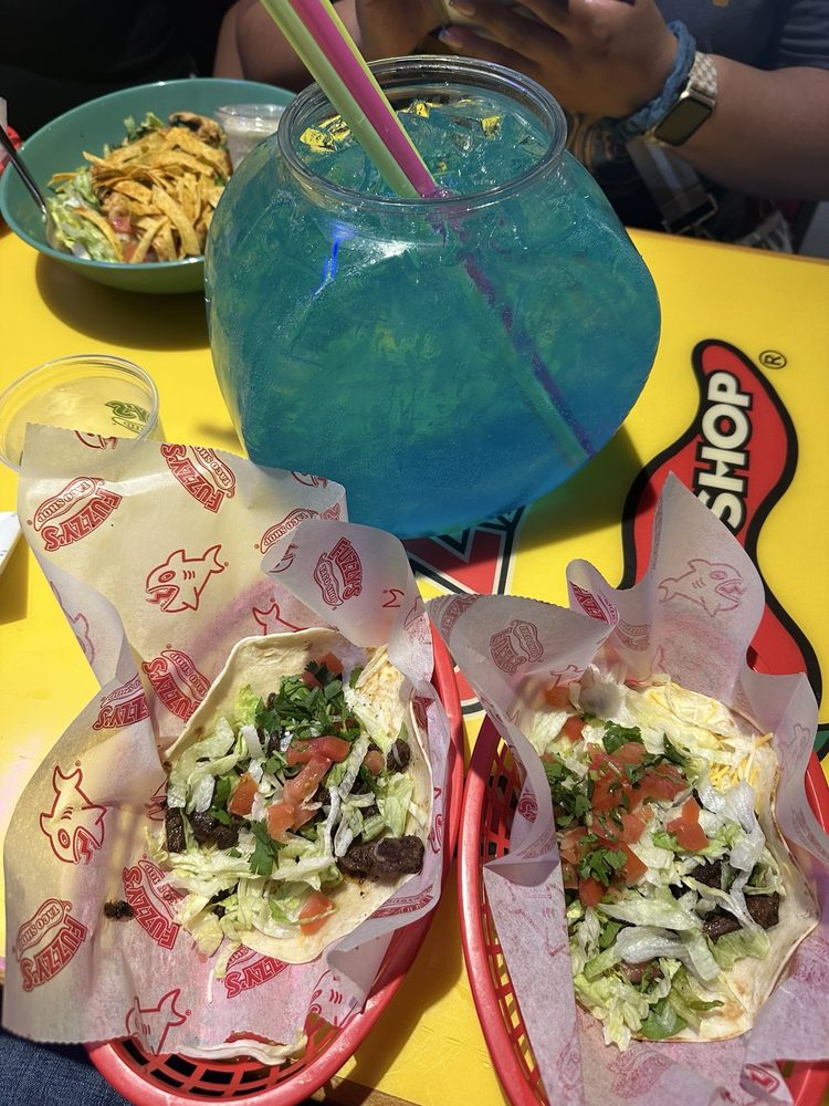Food from Fuzzy's Taco Shop