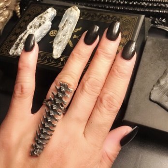 Brookline Hair & Nails - Acrylic coffin shape in black. Dip Powder - Waxing Near Me - Brookline, Massachusetts Brookline Hair & Nails - Acrylic coffin shape in black. Dip Powder - Waxing Near Me - Brookline, Massachusetts