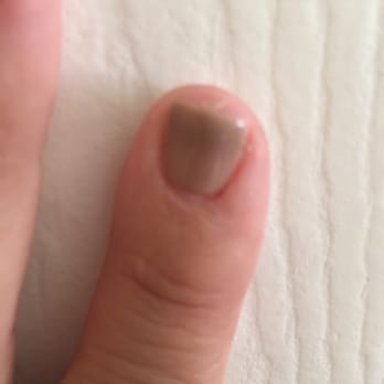Red Persimmon Nails Spa - This is after I had him redo them and still not right!! - Nail Salons Near Me - Palmdale, California