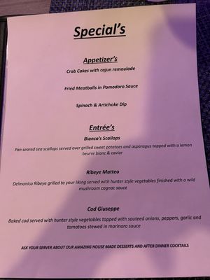 Menu photo 6 Rosa's Tavern East Providence, RI