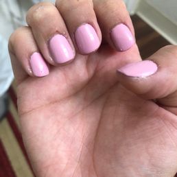 Horrible job at cutting cuticles.