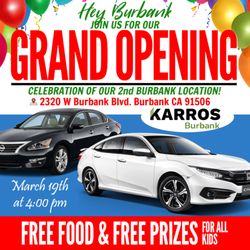 Karros Burbank - GRAND OPENING ALERT! Please join the Burbank Chamber of Commerce, the City of Burbank Mayor & City Council and all of us at Karros Burbank!