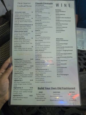 Menu photo 1 Prohibition Texas Spring, TX