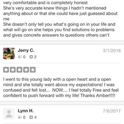 Client reviews