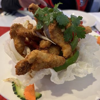 Golden Bamboo Vegetarian Restaurant - Deep fried oyster mushrooms - Vegetarian Near Me - San Jose, California