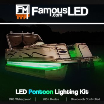 FamousMods - Here at FamousMods we also offer easy to install lighting kits! Like this Pontoon LED lighting kit. - Lighting Fixtures & Equipment Near Me FamousMods - Here at FamousMods we also offer easy to install lighting kits! Like this Pontoon LED lighting kit. - Lighting Fixtures & Equipment Near Me