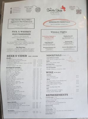 Menu photo 2 The Smoke Shop- Harvard Square Cambridge, MA