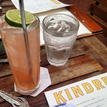 Kindred Restaurant - "Bartender's Choice" tequila cocktail. - New American Near Me - Davidson, North Carolina