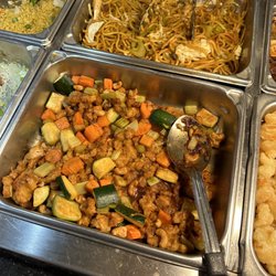 Bamboo Gardens Buffet - The nastiest looking and tasting cashew chicken I've ever had. Used to be the best here. The Best. Not any longer.