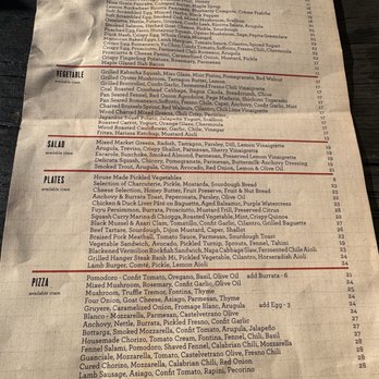 Gjelina - Menu - New American Near Me - Venice, California Gjelina - Menu - New American Near Me - Venice, California