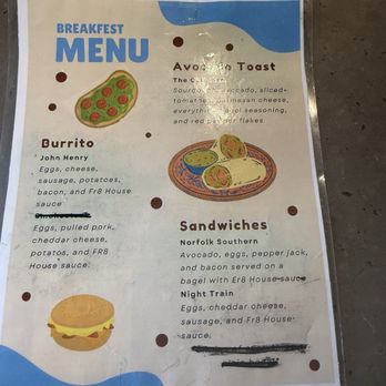 FR8 House - Food menu - Coffee & Tea Near Me - Norfolk, Virginia