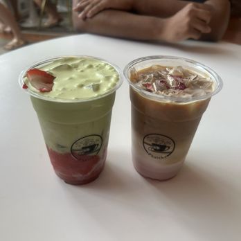 Phalcha - strawberry matcha and roseberry latte - Coffee & Tea Near Me - Louisville, Kentucky Phalcha - strawberry matcha and roseberry latte - Coffee & Tea Near Me - Louisville, Kentucky