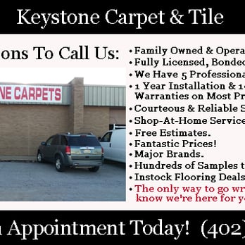 Keystone Carpet & Tile - the front of the store - Carpeting Near Me - Omaha, Nebraska