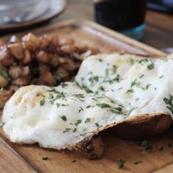 Eggs and potatoes
