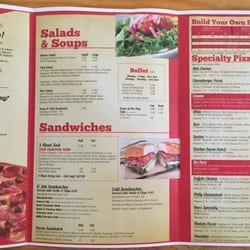 Pizza Barn - Inside of menu