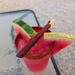 Watermelon agua frescas(dressed)