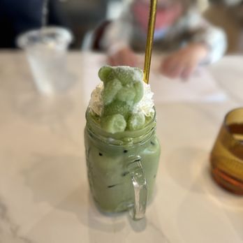 The Royale - Matcha Lattee with matcha bear ice cube - Breakfast & Brunch Near Me - Pleasant Hill, California The Royale - Matcha Lattee with matcha bear ice cube - Breakfast & Brunch Near Me - Pleasant Hill, California