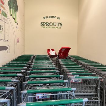 Sprouts Farmers Market - Shopping carts parking corner - Grocery Near Me - Rialto, California Sprouts Farmers Market - Shopping carts parking corner - Grocery Near Me - Rialto, California
