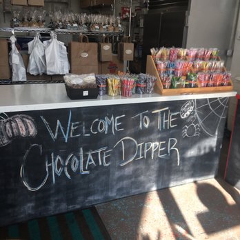 The Chocoate Dipper - a chalkboard with a sign that says welcome to the chocolate dipper - Chocolatiers & Shops Near Me - Merced, California The Chocoate Dipper - a chalkboard with a sign that says welcome to the chocolate dipper - Chocolatiers & Shops Near Me - Merced, California