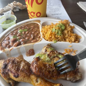 El Pollo Loco - 2 Piece of chicken bean and Rice chicken and Beans - Fast Food Near Me - Cypress, Texas El Pollo Loco - 2 Piece of chicken bean and Rice chicken and Beans - Fast Food Near Me - Cypress, Texas