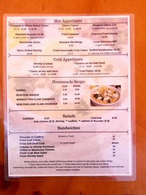 Menu photo 1 Babylon Fish & Clam Babylon, NY Menu photo 1 Babylon Fish & Clam Babylon, NY