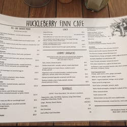 Huckleberry Finn - Menu - 08/03/15