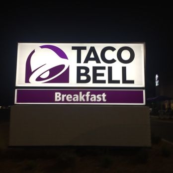 Taco Bell - Purple sign, definitely pushing the breakfast - Fast Food Near Me - Summerville, South Carolina