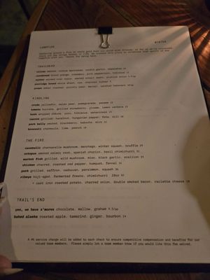 Menu photo 5 Campfire Carlsbad, CA