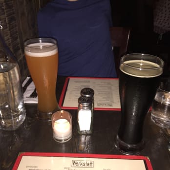 Werkstatt - Grapefruit beer (delicious) and the stout (chocolatey and delicious) - Austrian Near Me - Brooklyn, New York Werkstatt - Grapefruit beer (delicious) and the stout (chocolatey and delicious) - Austrian Near Me - Brooklyn, New York